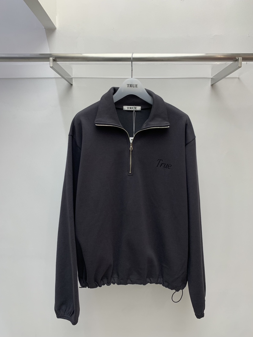 TRUE韓國代購女士新品時尚職業人氣熱賣休閑26春夏衛衣拉鏈TRUE衛衣圖色3