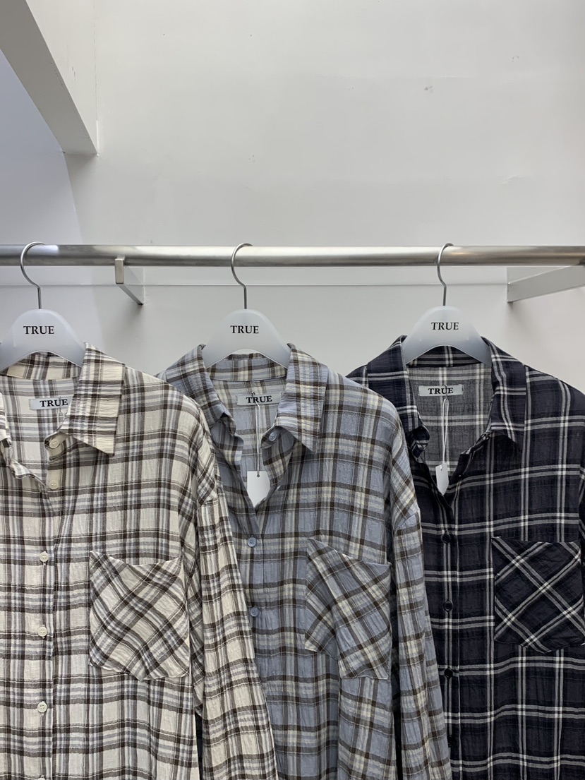 TRUE韓國代購女士新品熱賣休閑人氣真品推薦時尚襯衫蕾絲衫TRUE襯衫/蕾絲衫