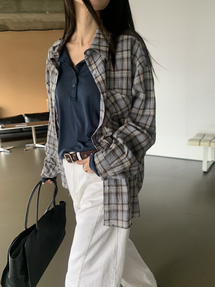 TRUE韓國代購女士新品熱賣休閑人氣真品推薦時尚襯衫蕾絲衫TRUE襯衫/蕾絲衫