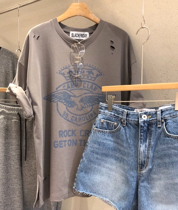 BLACKFRIDAY韓國直郵女裝新款時尚真品推薦26春夏人氣T恤BLACK FRIDAYT恤圖色3