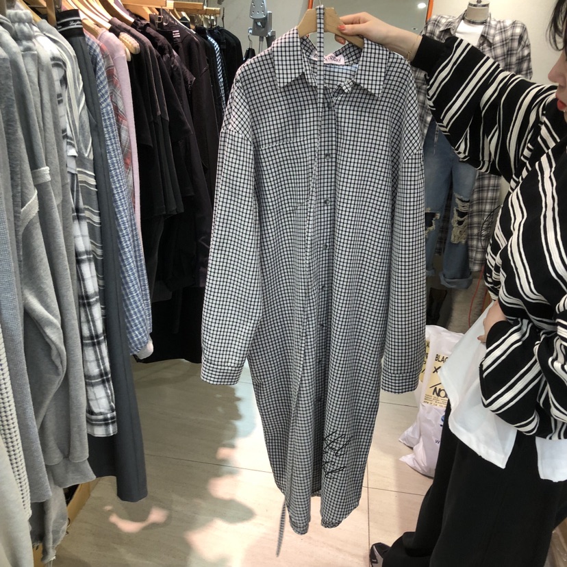 BLACKFRIDAY東大門實拍女士新品真品職業襯衫蕾絲衫含腰帶BLACK FRIDAY襯衫/蕾絲衫圖色1