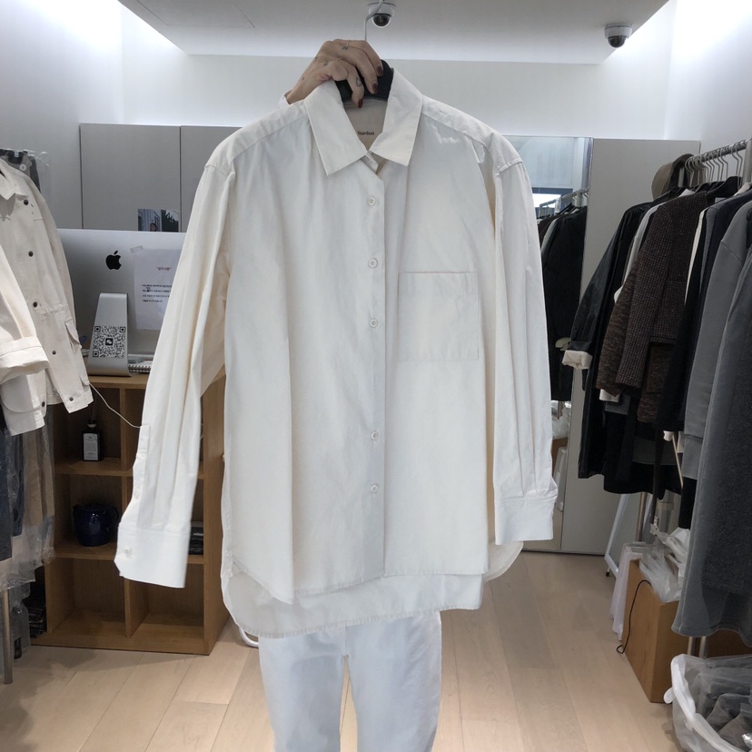 THE STARDUST東大門代購女裝新款職業時尚襯衫蕾絲衫口袋THE STARDUST襯衫/蕾絲衫圖色1