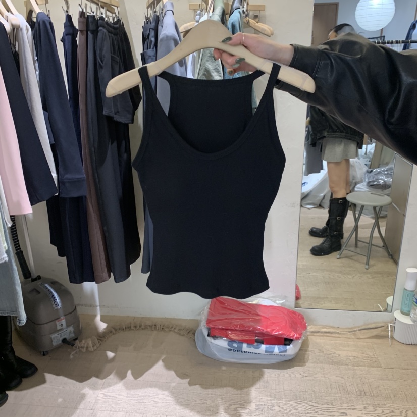 W AND J韓國直郵女士新款休閑真品26春夏時尚職業吊帶背心W AND J吊帶/背心圖色3