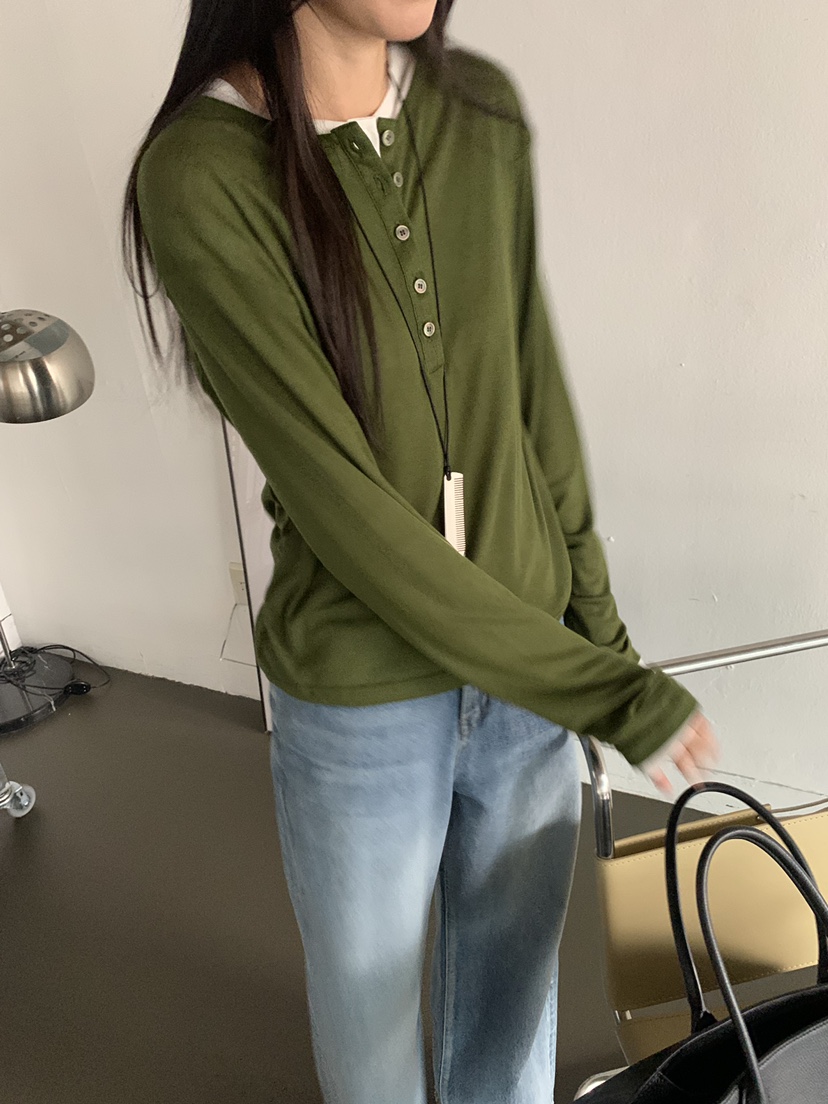 TRUE東大門直郵女裝新款熱賣人氣26春夏推薦時尚真品長袖T恤TRUE長袖T恤