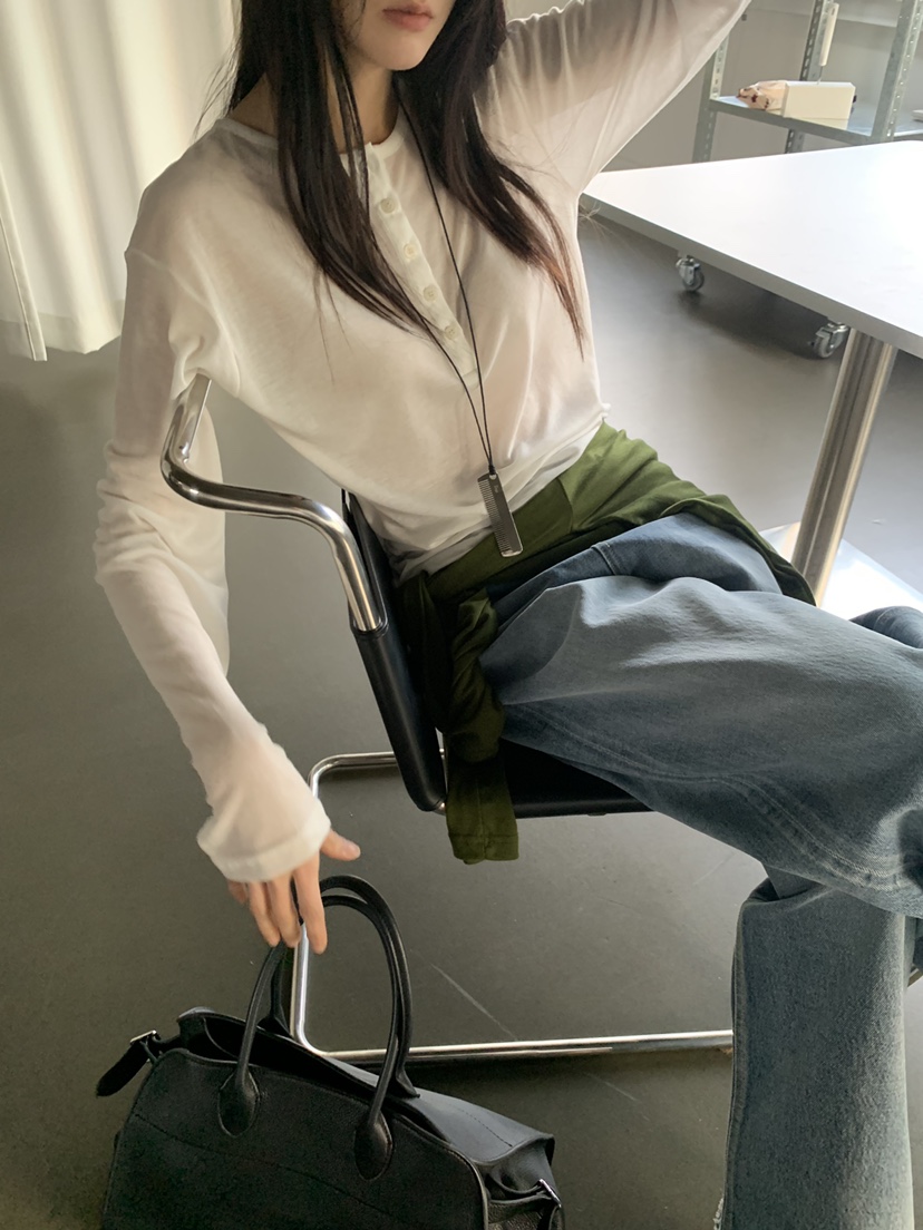 TRUE東大門直郵女裝新款熱賣人氣26春夏推薦時尚真品長袖T恤TRUE長袖T恤