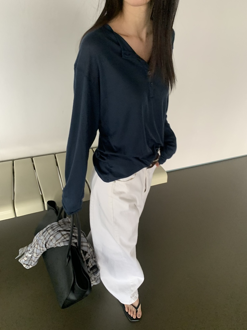 TRUE東大門直郵女裝新款熱賣人氣26春夏推薦時尚真品長袖T恤TRUE長袖T恤