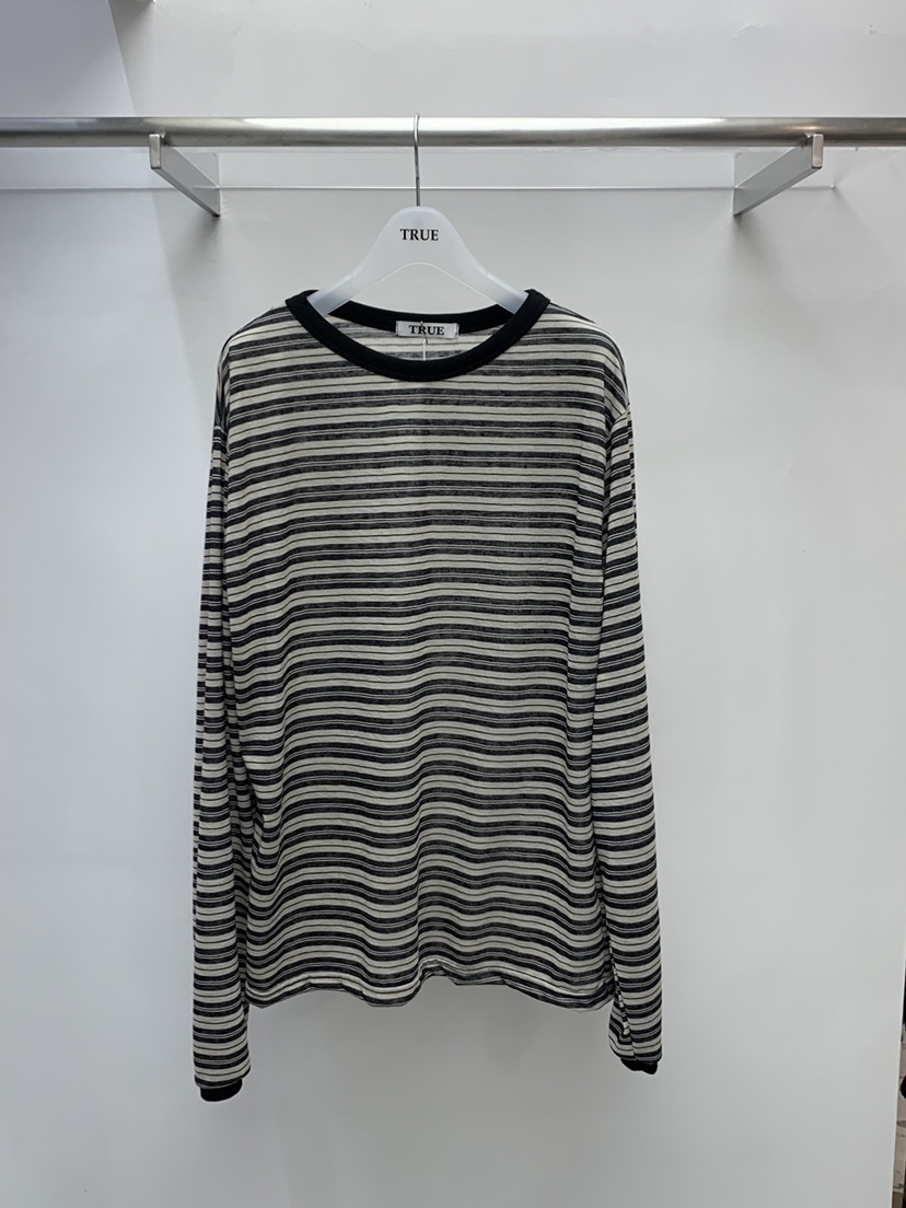 TRUE東大門直郵女士新款真品休閑職業時尚推薦人氣長袖T恤TRUE長袖T恤圖色2