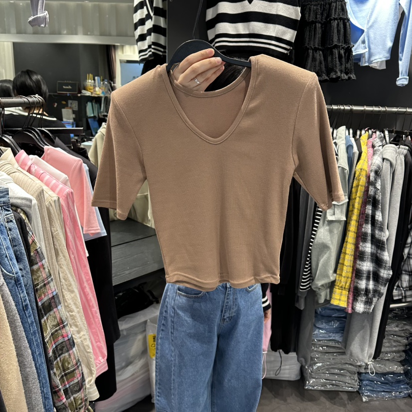 STAR-L東大門實拍女裝新品熱賣時尚職業26春夏推薦人氣T恤STAR-LT恤圖色2