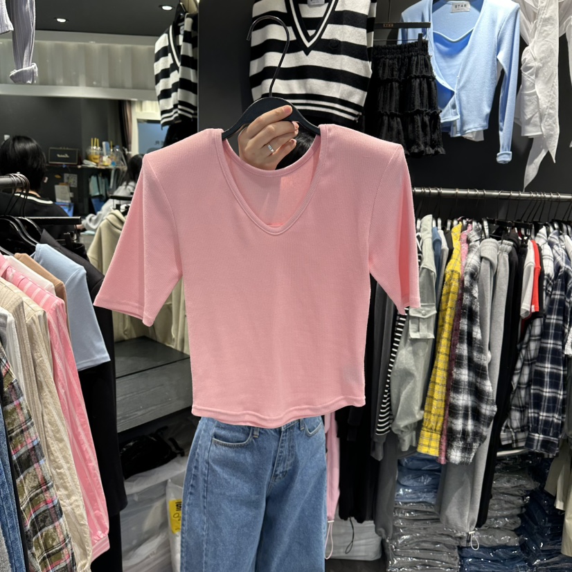 STAR-L東大門實拍女裝新品熱賣時尚職業26春夏推薦人氣T恤STAR-LT恤圖色3