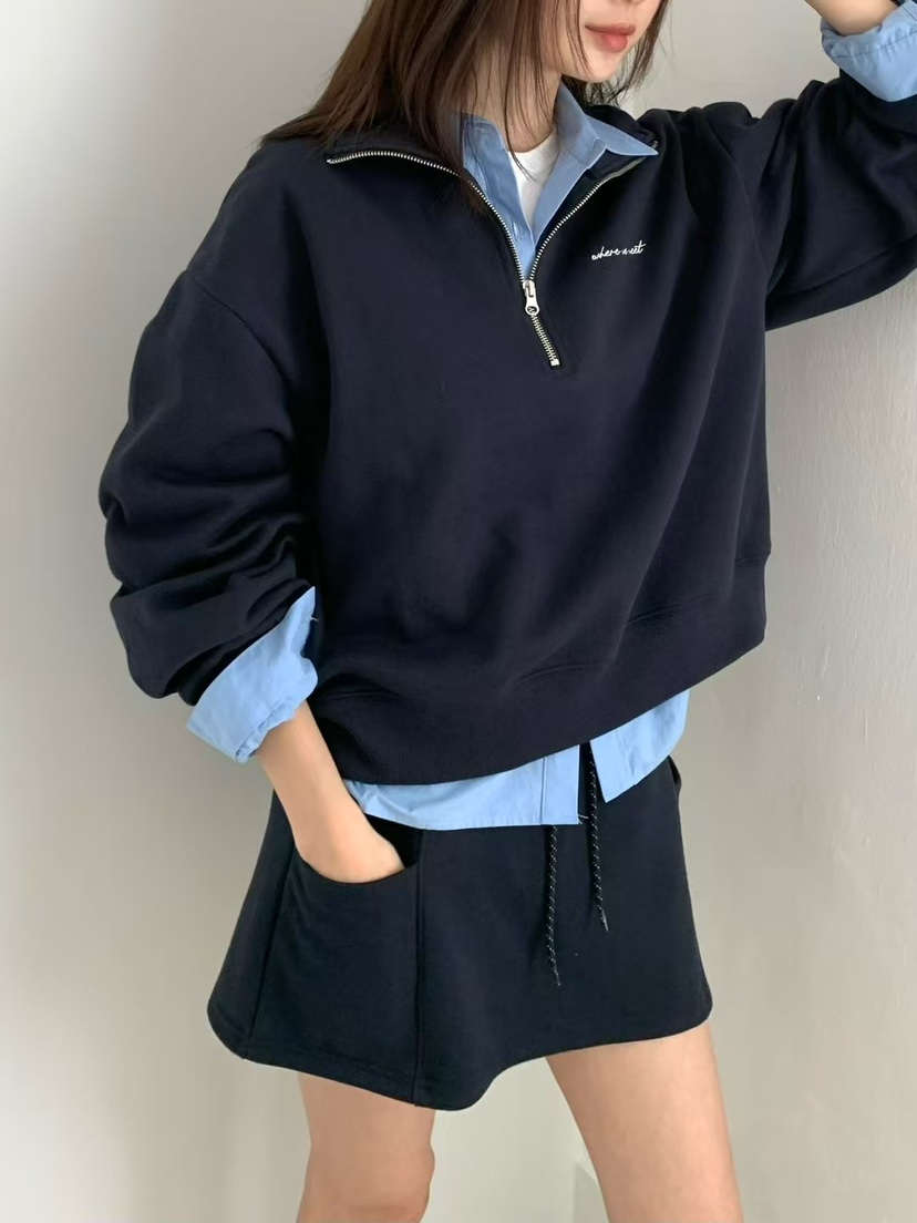 ANOU東大門實拍女士新款26春夏熱賣職業休閑真品人氣衛衣ANOU衛衣