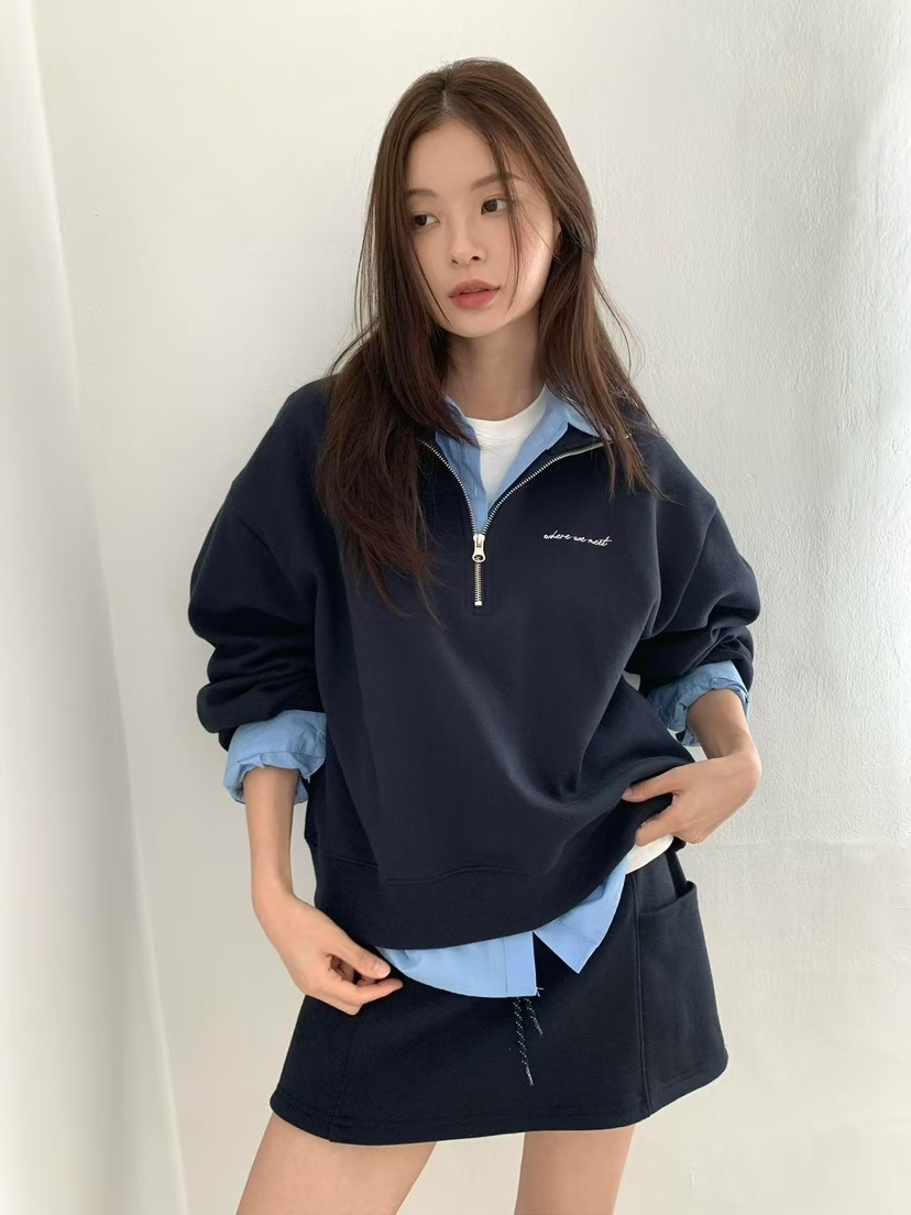 ANOU東大門實拍女士新款26春夏熱賣職業休閑真品人氣衛衣ANOU衛衣