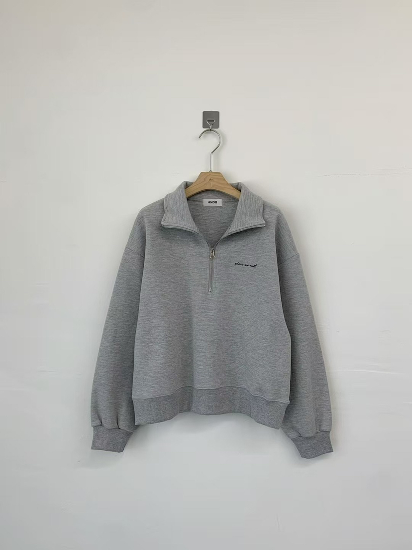 ANOU東大門實拍女士新款26春夏熱賣職業休閑真品人氣衛衣ANOU衛衣圖色1