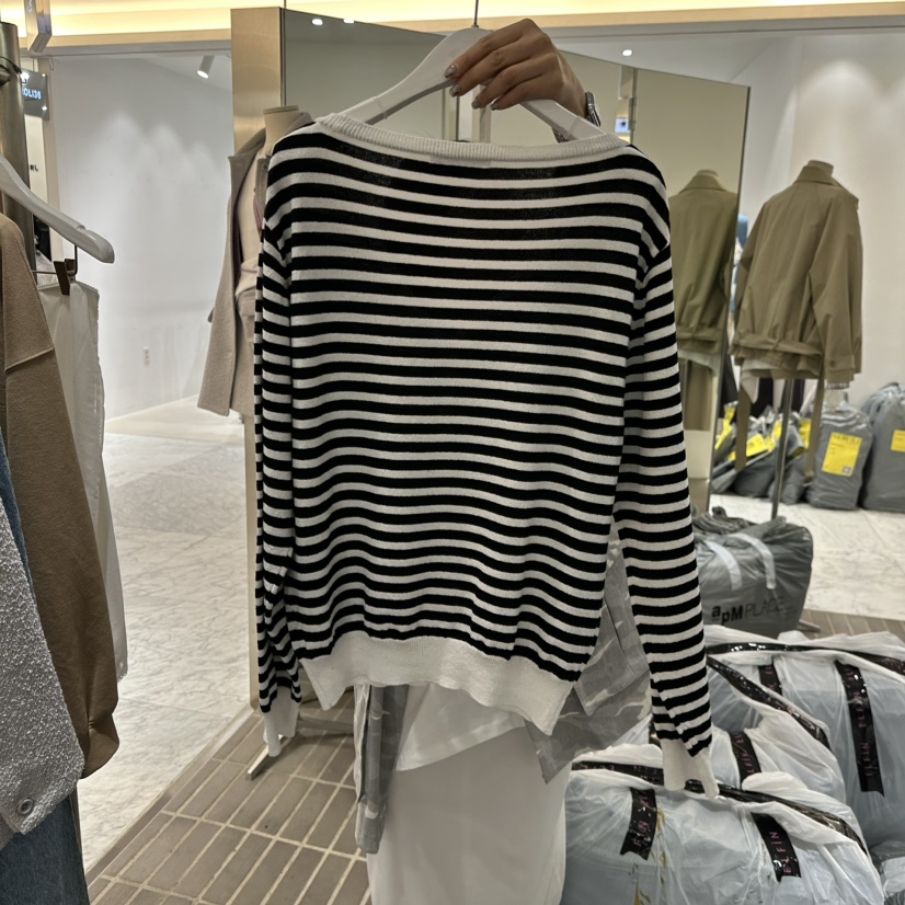 VIVE韓國代購女裝新品推薦人氣真品休閑26春夏職業針織衫VIVE針織衫