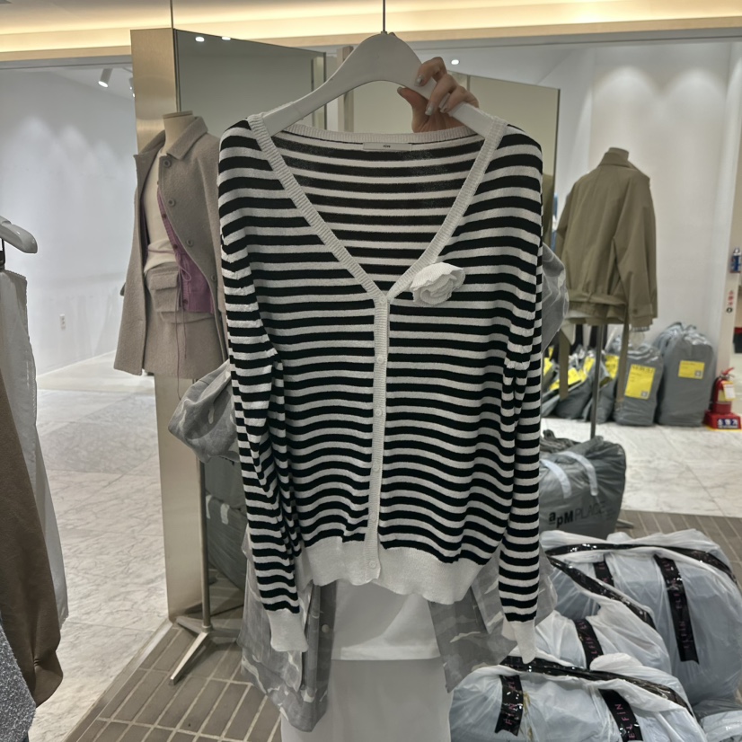 VIVE韓國代購女裝新品推薦人氣真品休閑26春夏職業針織衫VIVE針織衫圖色1