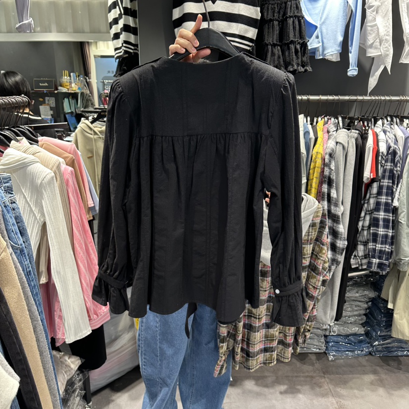 STAR-L韓國代購女裝新品時尚人氣真品26春夏推薦襯衫蕾絲衫STAR-L襯衫/蕾絲衫