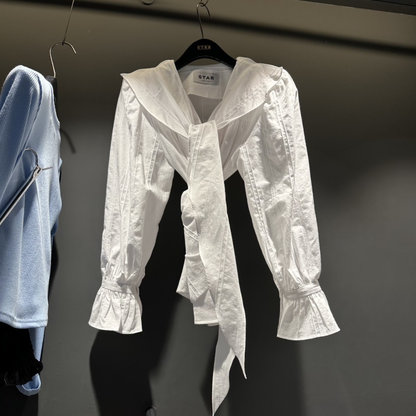 STAR-L韓國代購女裝新品時尚人氣真品26春夏推薦襯衫蕾絲衫STAR-L襯衫/蕾絲衫圖色1