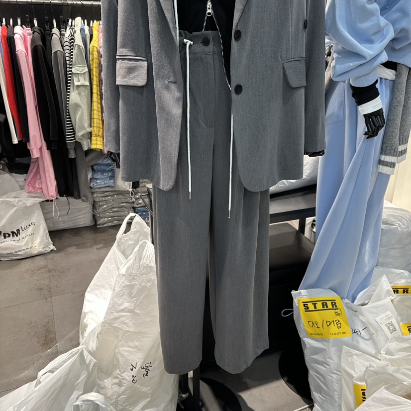 STAR-L東大門實拍女士新品推薦休閑職業熱賣人氣時尚休閑褲STAR-L休閑褲圖色1