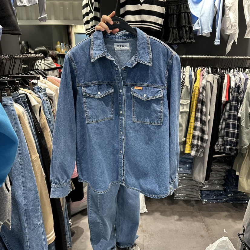 STAR-L韓國直郵女士新款職業推薦休閑26春夏熱賣襯衫蕾絲衫STAR-L襯衫/蕾絲衫圖色1