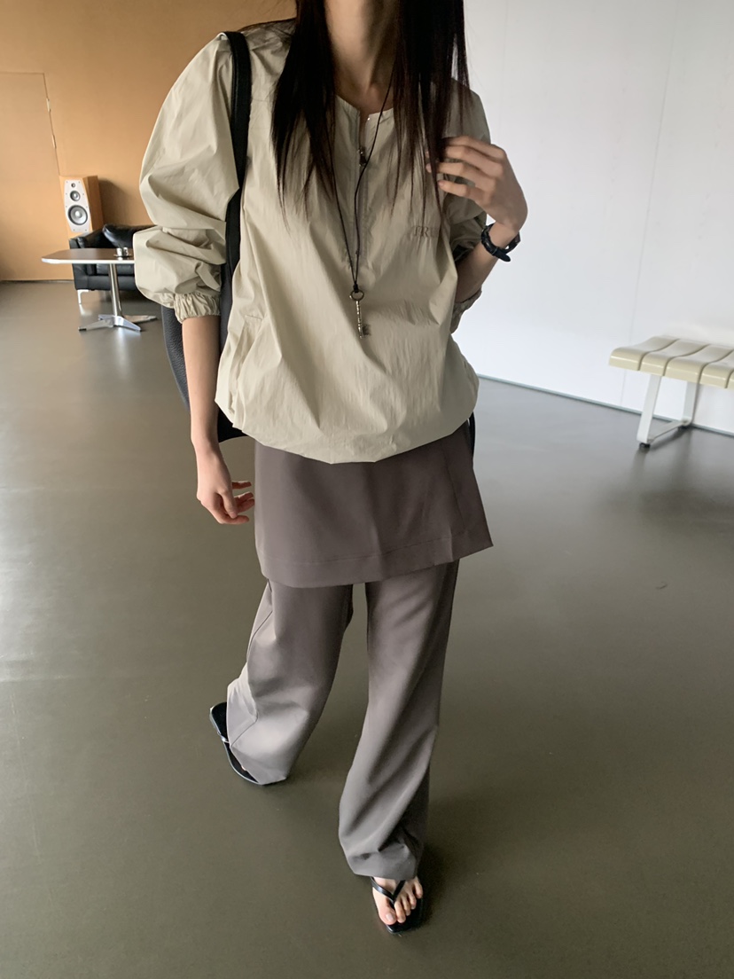 TRUE韓國直郵女士新款職業休閑推薦時尚26春夏襯衫蕾絲衫TRUE襯衫/蕾絲衫