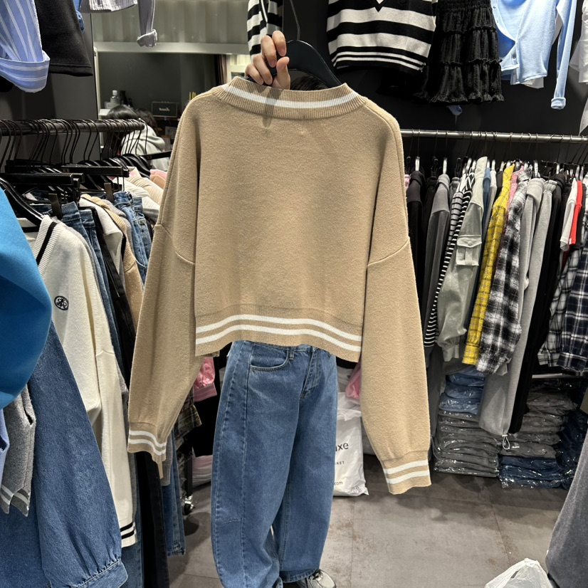 STAR-L東大門實拍女裝新款人氣職業推薦休閑熱賣真品針織衫STAR-L針織衫