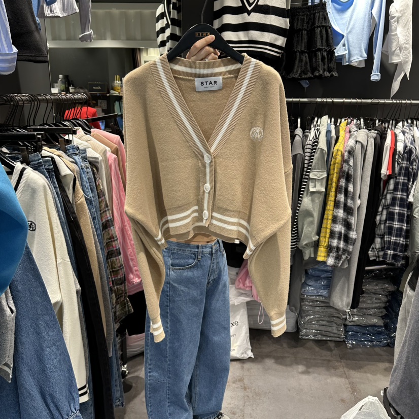 STAR-L東大門實拍女裝新款人氣職業推薦休閑熱賣真品針織衫STAR-L針織衫圖色1