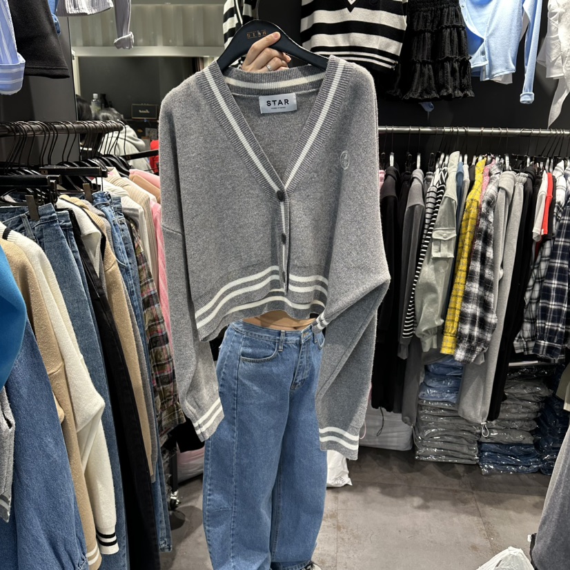 STAR-L東大門實拍女裝新款人氣職業推薦休閑熱賣真品針織衫STAR-L針織衫圖色3