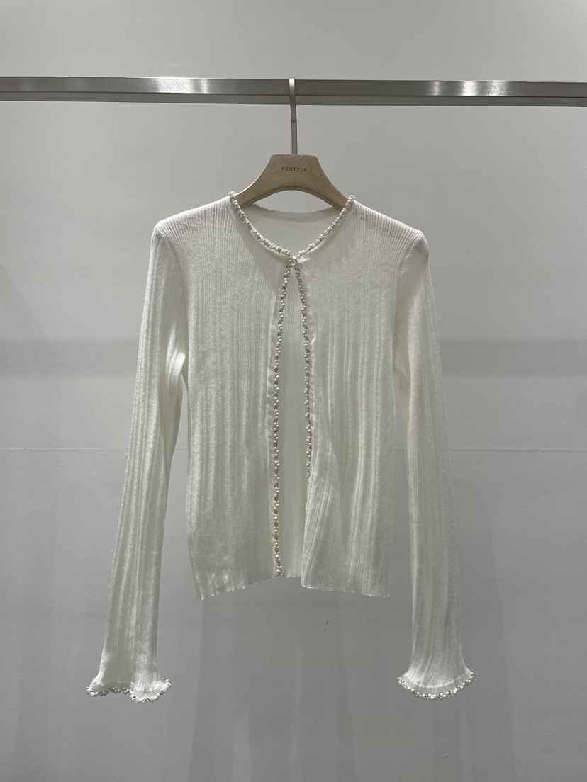 RE STYLE-Q韓國直郵女裝新品休閑職業推薦熱賣針織衫開衫RE STYLE針織衫圖色1