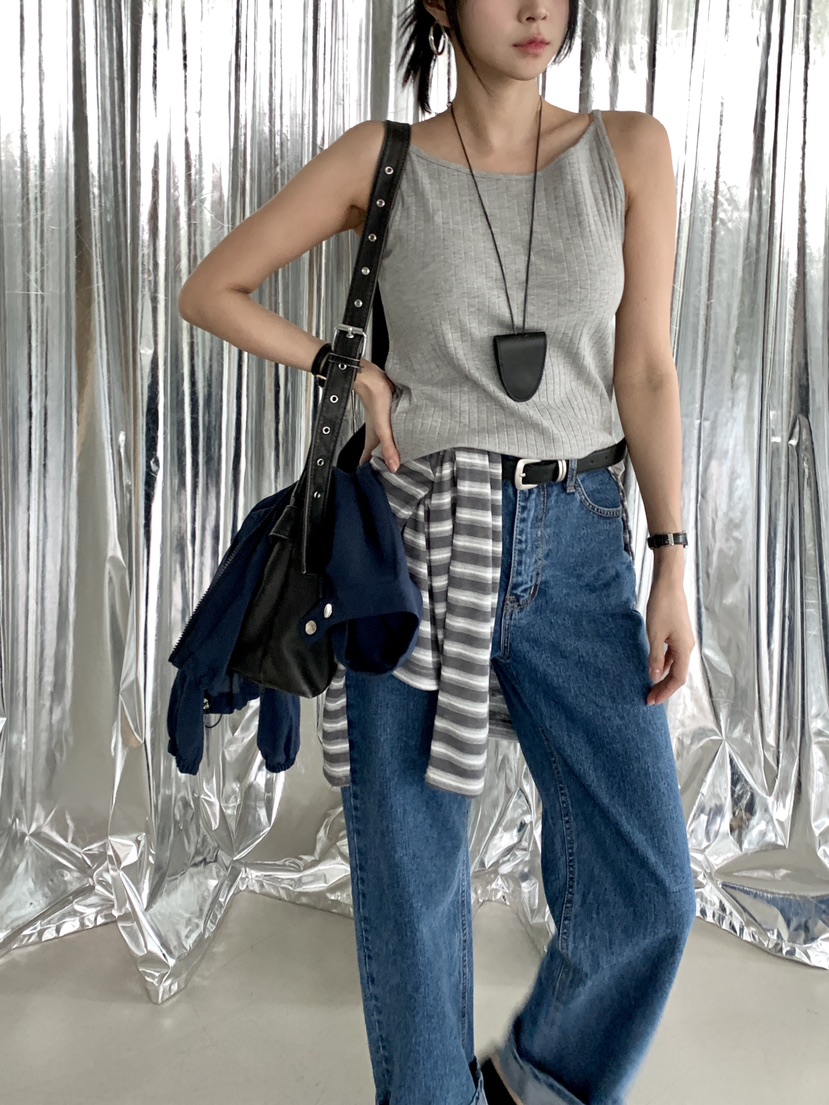 DAVICHI/D.SECOND韓國直郵女裝新款真品休閑熱賣吊帶背心DAVICHI/D.SECOND吊帶/背心