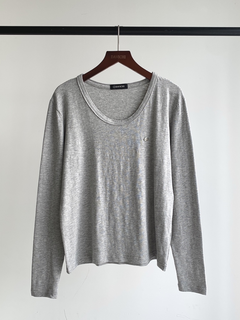 DAVICHI/D.SECOND韓國代購女士新品熱賣休閑職業長袖T恤DAVICHI/D.SECOND長袖T恤圖色2