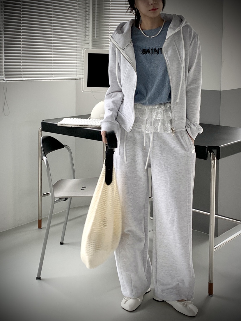 DAVICHI/D.SECOND東大門實拍女裝新款26春夏休閑褲腰帶DAVICHI/D.SECOND休閑褲