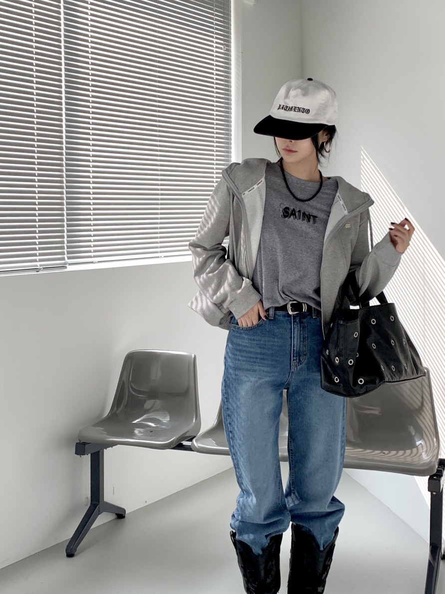 DAVICHI/D.SECOND韓國直郵女裝新款推薦牛仔褲含隨機腰帶DAVICHI/D.SECOND牛仔褲