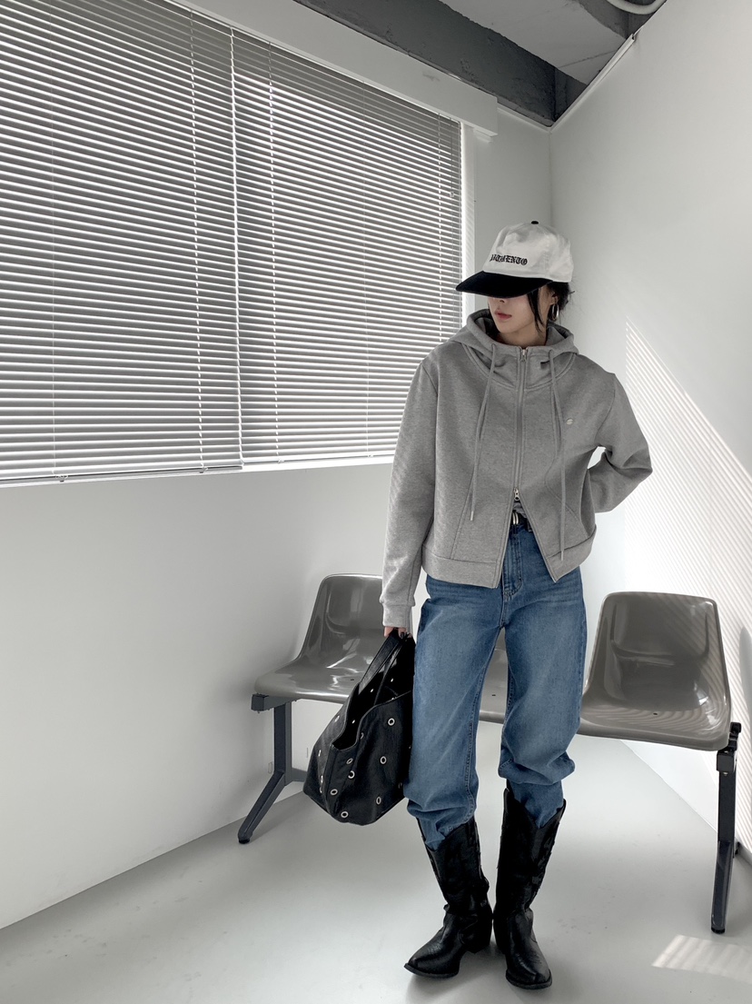 DAVICHI/D.SECOND韓國直郵女裝新款推薦牛仔褲含隨機腰帶DAVICHI/D.SECOND牛仔褲