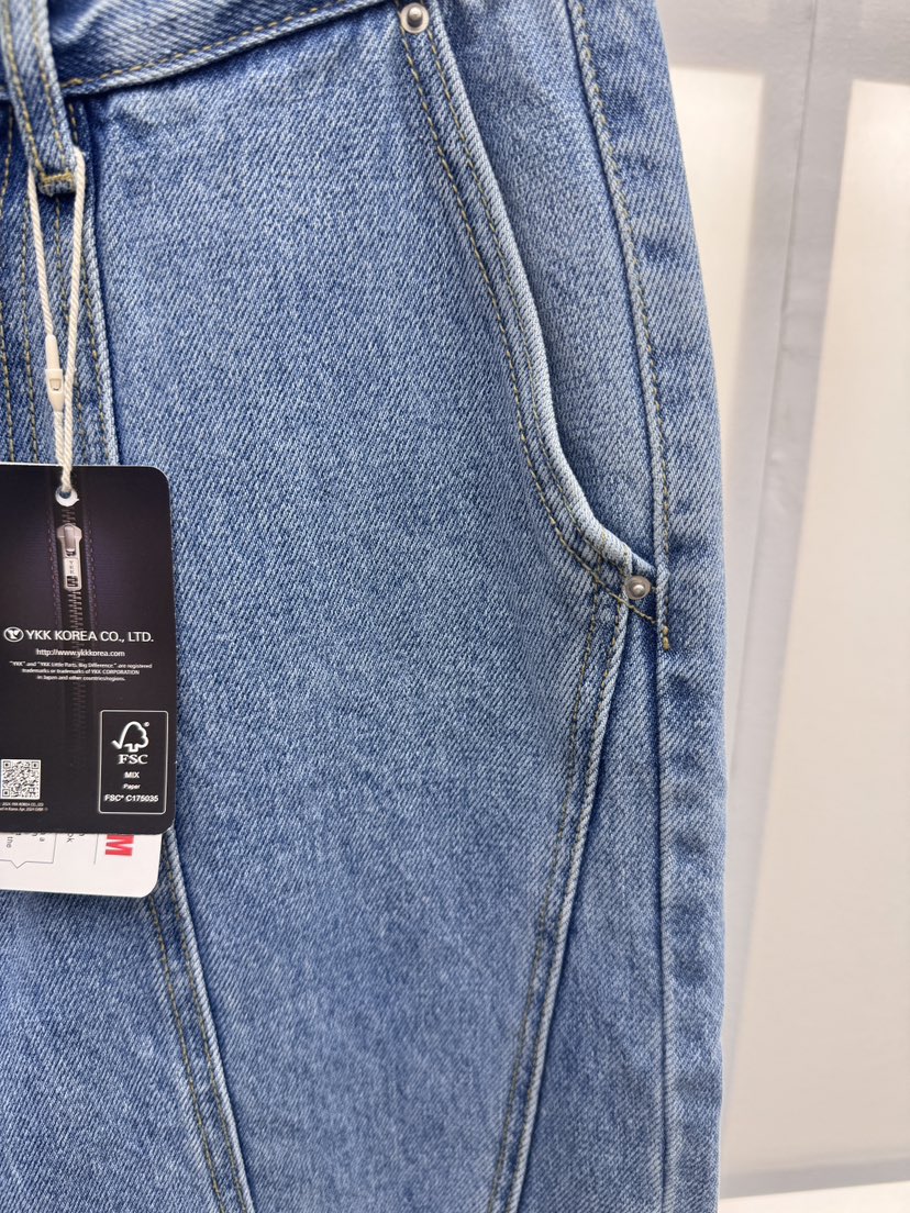 MILUI東大門實拍女裝新品職業推薦26春夏人氣熱賣時尚牛仔褲MILUI牛仔褲