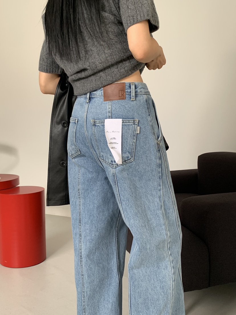 MILUI東大門實拍女裝新品職業推薦26春夏人氣熱賣時尚牛仔褲MILUI牛仔褲