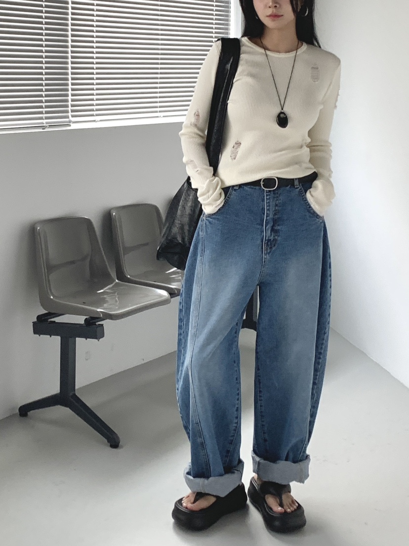 DAVICHI/D.SECOND東大門直郵女士新款熱賣推薦職業針織衫DAVICHI/D.SECOND針織衫