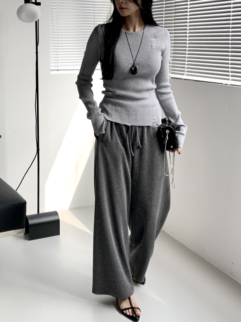 DAVICHI/D.SECOND東大門直郵女士新款熱賣推薦職業針織衫DAVICHI/D.SECOND針織衫