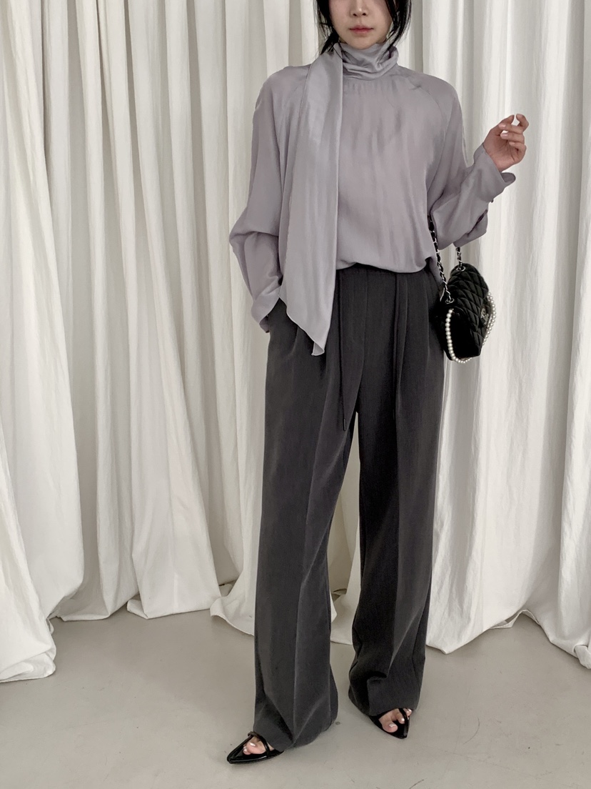 DAVICHI/D.SECOND韓國代購女士新款真品襯衫蕾絲衫圍巾DAVICHI/D.SECOND襯衫/蕾絲衫