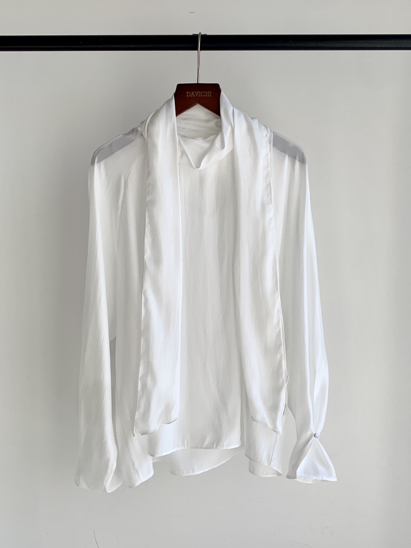 DAVICHI/D.SECOND韓國代購女士新款真品襯衫蕾絲衫圍巾DAVICHI/D.SECOND襯衫/蕾絲衫圖色1