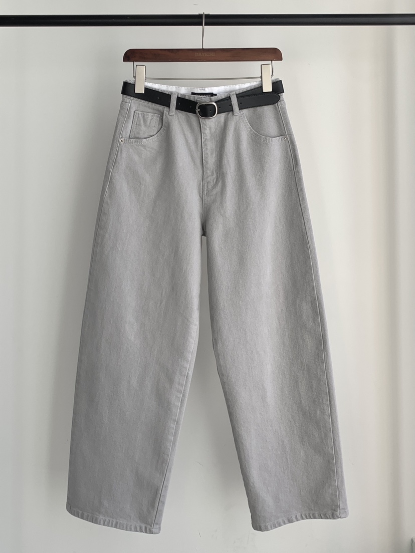 DAVICHI/D.SECOND韓國直郵女裝新款人氣牛仔褲含隨機腰帶DAVICHI/D.SECOND牛仔褲圖色2