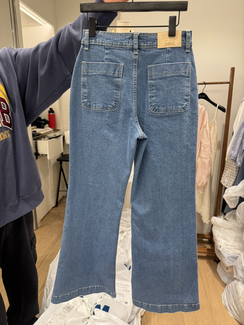 BIEN GARDER東大門直郵女士新品人氣職業時尚牛仔褲口袋BIEN GARDER牛仔褲