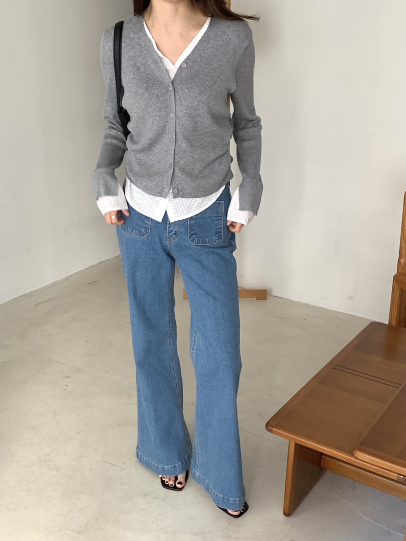 BIEN GARDER東大門直郵女士新品人氣職業時尚牛仔褲口袋BIEN GARDER牛仔褲