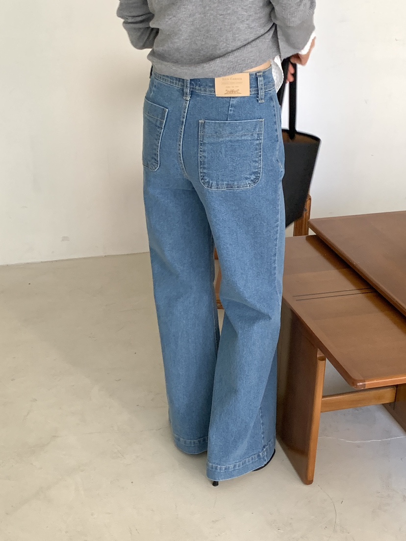 BIEN GARDER東大門直郵女士新品人氣職業時尚牛仔褲口袋BIEN GARDER牛仔褲