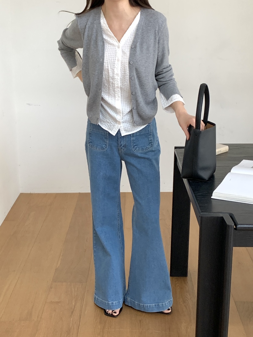 BIEN GARDER東大門直郵女士新品人氣職業時尚牛仔褲口袋BIEN GARDER牛仔褲