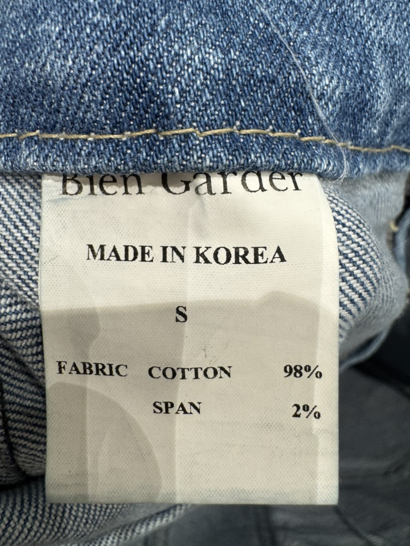 BIEN GARDER東大門直郵女士新品人氣職業時尚牛仔褲口袋BIEN GARDER牛仔褲