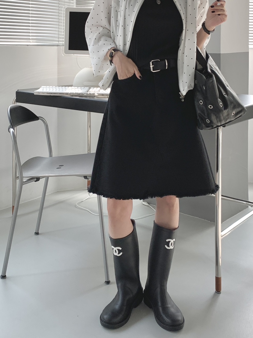 DAVICHI/D.SECOND韓國直郵女士新品休閑半身裙中短裙含隨機腰帶DAVICHI/D.SECOND半身裙/中短裙