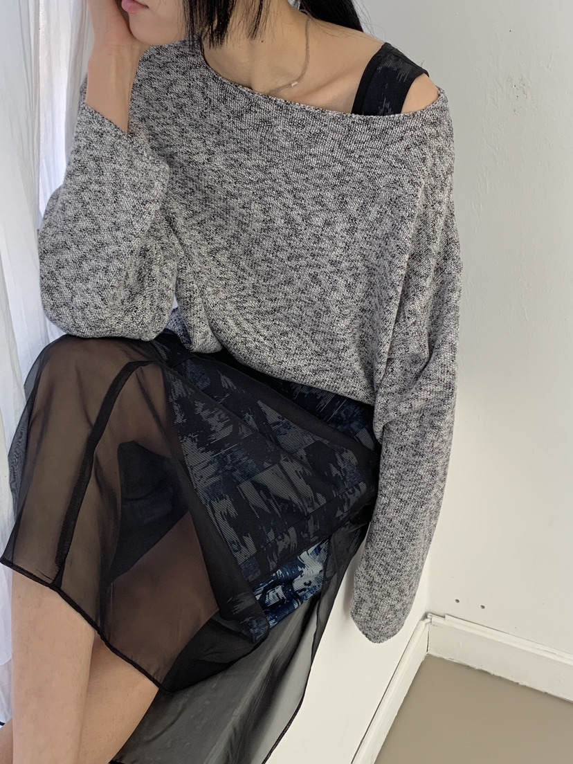 MILUI東大門實拍女士新品職業人氣休閑推薦26春夏時尚針織衫MILUI針織衫