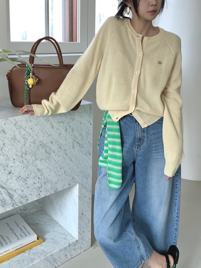 DAVICHI/D.SECOND東大門實拍女裝新款真品26春夏針織衫開衫DAVICHI/D.SECOND針織衫