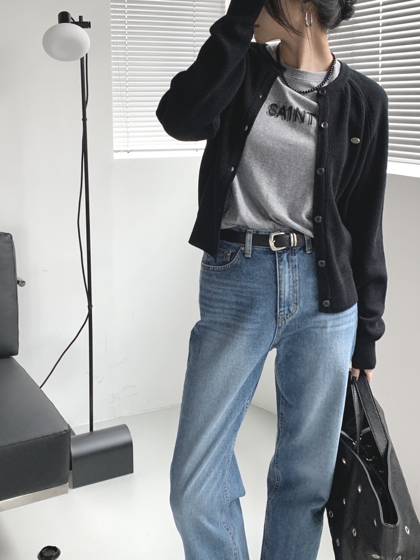 DAVICHI/D.SECOND東大門實拍女裝新款真品26春夏針織衫開衫DAVICHI/D.SECOND針織衫