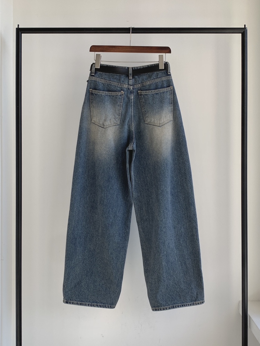 DAVICHI/D.SECOND東大門代購女士新品熱賣牛仔褲含隨機腰帶DAVICHI/D.SECOND牛仔褲