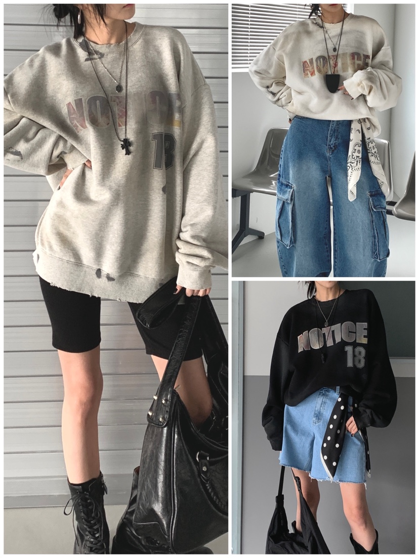 DAVICHI/D.SECOND韓國直郵女裝新品職業26春夏休閑衛衣DAVICHI/D.SECOND衛衣